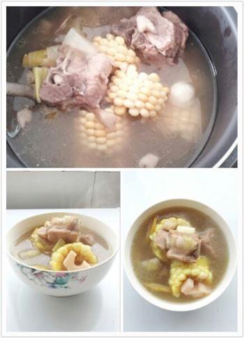 产妇进补汤品-莲藕玉米排骨汤的做法步骤9