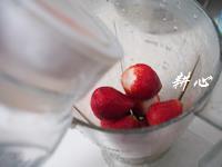 鲜榨草莓汁的做法图解6