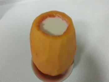 椰奶木瓜冻的做法步骤4
