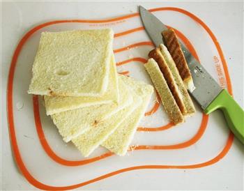 芝士火腿三明治的做法图解2