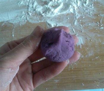 芝士紫薯饼的做法步骤5
