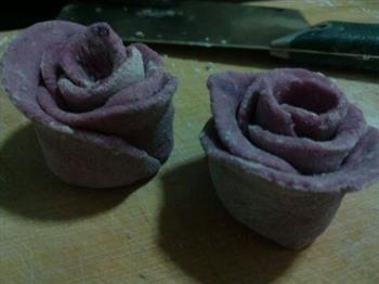 紫薯玫瑰的做法图解7