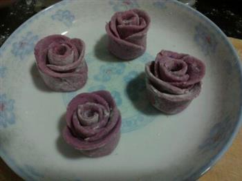 紫薯玫瑰的做法图解8