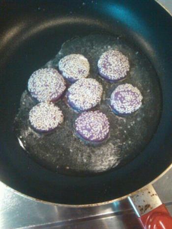 巧克力紫薯饼的做法步骤5
