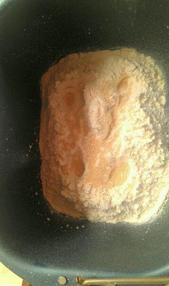 面包机葡萄干核桃全麦面包的做法步骤4