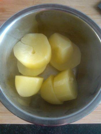 芝士焗五彩土豆泥的做法图解1