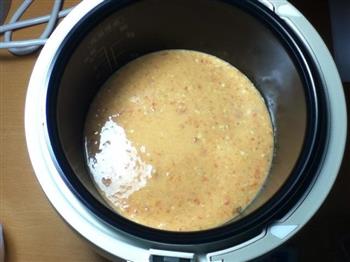 无油无面粉电饭煲木瓜燕麦蛋糕的做法步骤4