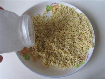 小米豆腐虾仁丸的做法步骤6