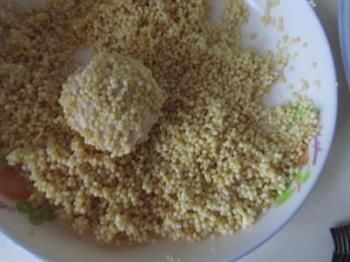 小米豆腐虾仁丸的做法步骤8