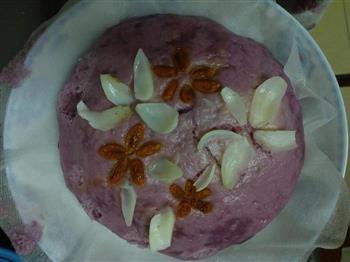 紫薯牛奶发糕的做法步骤5