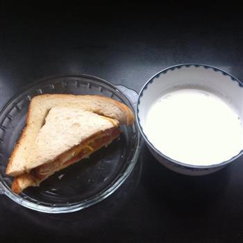 爱心早餐三明治的做法步骤7