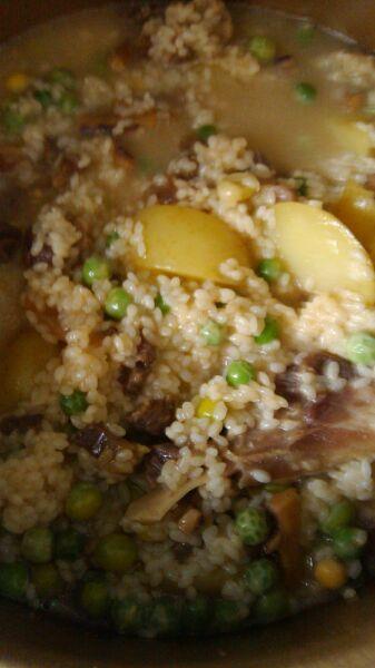 争奇豆宴-豌豆饭的做法步骤9