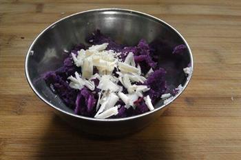 减肥早餐-奶酪烤紫薯的做法步骤2