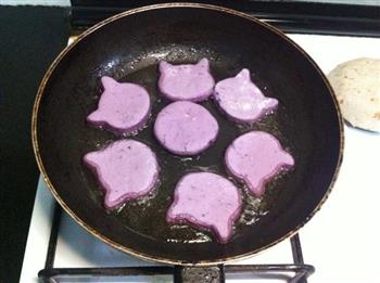 卡通紫薯饼的做法步骤9