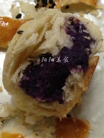 黑芝麻紫薯酥-紫色的诱惑的做法步骤10