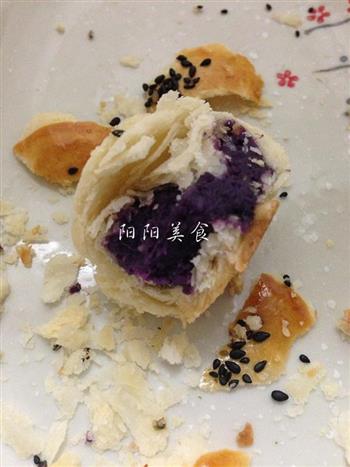 黑芝麻紫薯酥-紫色的诱惑的做法步骤9