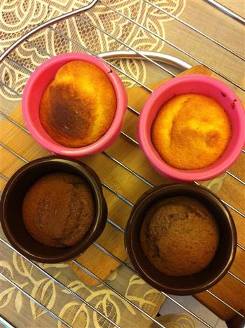 简易烤蛋糕抹茶果子分享的做法步骤8