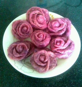 紫薯玫瑰花的做法步骤8