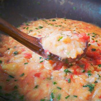 番茄鸡蛋面疙瘩汤的做法步骤3