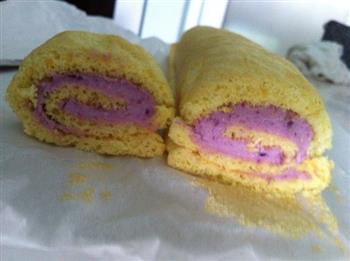 紫薯奶酪蛋糕卷的做法步骤13