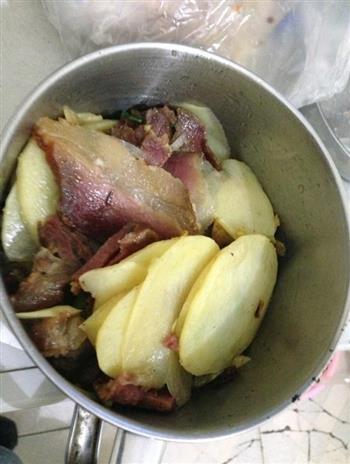 土豆炒腊肉的做法步骤5