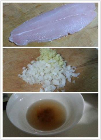茴香龙利鱼饺子的做法步骤1