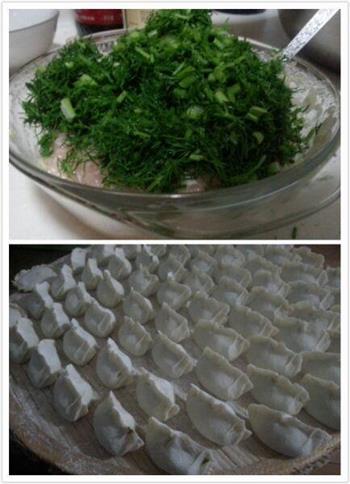 茴香龙利鱼饺子的做法步骤3