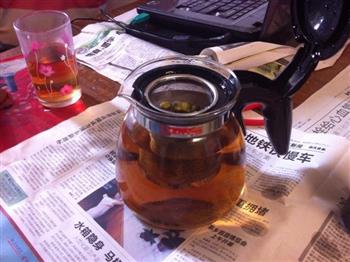 胖大海菊花茶的做法步骤3