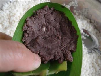 香糯豆沙粽的做法步骤5