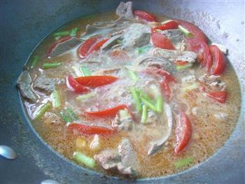 番茄蒜头猪肝汤的做法图解5