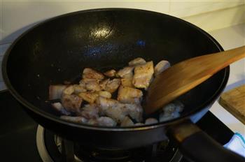 干豇豆红烧肉的做法图解3
