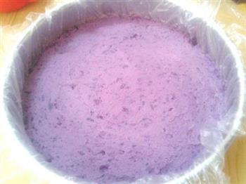紫色浪漫-免烤紫薯布朗尼的做法图解7