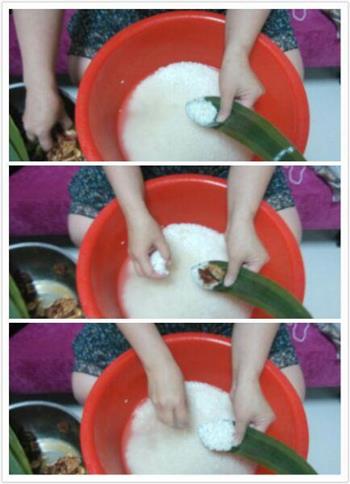 肉粽飘香的做法步骤2