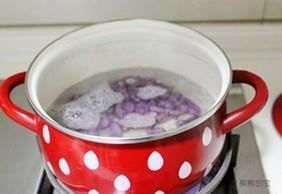 薰衣草皂角米紫薯西米露的做法步骤7
