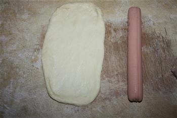 葱香火腿面包的做法步骤2