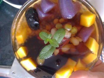 紫薯芋圆凉粉西米酸梅汤的做法步骤8