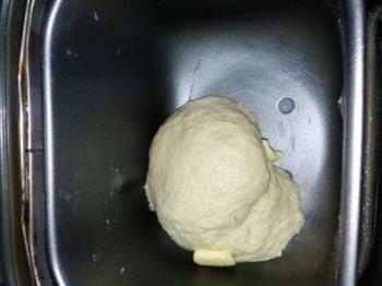 奶油葡萄干椰香吐司面包的做法图解2
