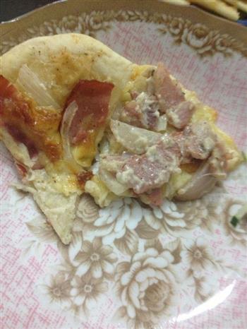 培根芝士薄片披萨的做法图解14