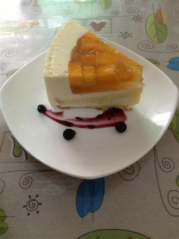 芒果果冻黄桃慕斯蛋糕的做法步骤12