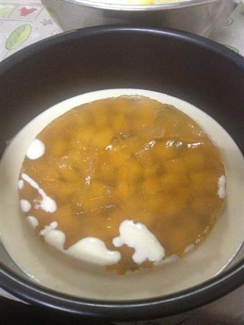 芒果果冻黄桃慕斯蛋糕的做法步骤6