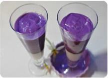 山药紫薯牛奶冻的做法步骤10