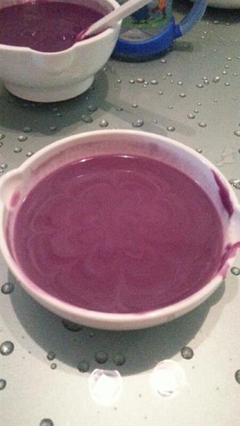 宝宝辅食-紫薯奶羹的做法图解5