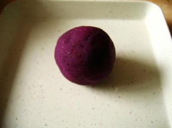 紫薯奶酪球的做法步骤2