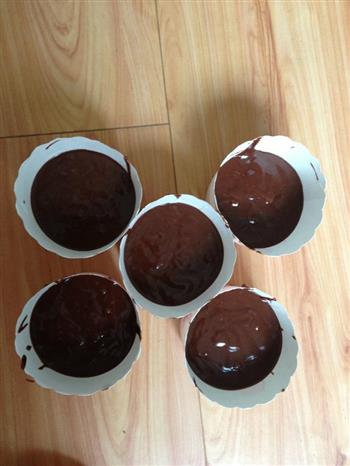 巧克力熔岩蛋糕的做法步骤8