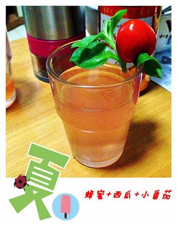 蜂蜜西瓜番茄饮的做法图解7