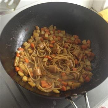 Sabrina原创咖喱意面curry pasta的做法步骤5