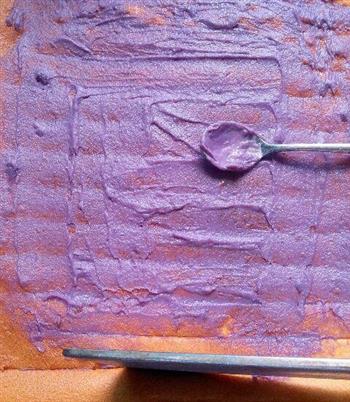紫薯戚风蛋糕卷的做法图解13