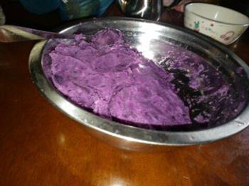 紫薯夹心马拉糕的做法步骤4