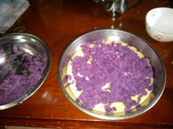 紫薯夹心马拉糕的做法步骤6