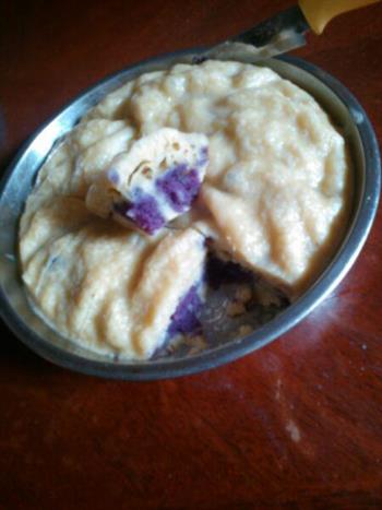 紫薯夹心马拉糕的做法图解7